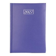 Naptár, tervező, A5, napi, VICTORIA OFFICE "Chrono, lila (2027 évi)