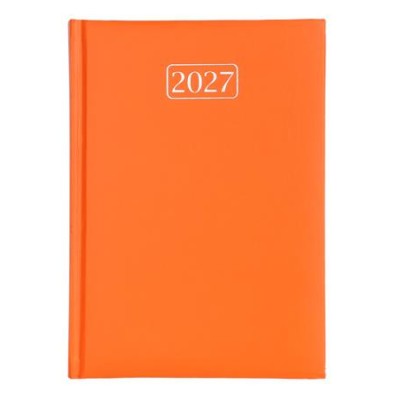Naptár, tervező, A5, napi, VICTORIA OFFICE "Chrono", narancs (2027 évi)