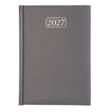 Naptár, tervező, A5, napi, VICTORIA OFFICE "Chrono", szürke (2027 évi)