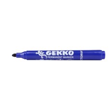 Alkoholos marker, 1-3 mm, kúpos, VICTORIA OFFICE, "Gekko", kék
