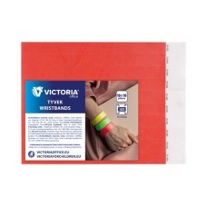 Karszalag, 3/4", tyvek, piros, VICTORIA OFFICE