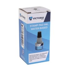 Bélyegzőfesték, 30 ml, VICTORIA OFFICE, fekete