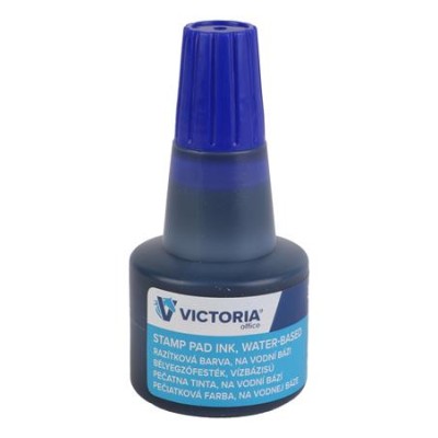 Bélyegzőfesték, 30 ml, VICTORIA OFFICE, kék