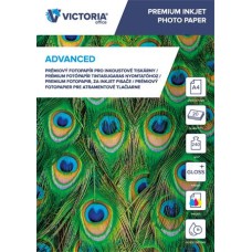Fotópapír, tintasugaras, A4, 240 g, fényes, VICTORIA PAPER "Advanced"