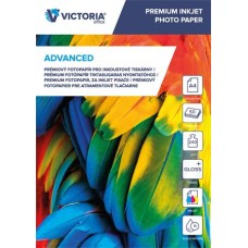Fotópapír, tintasugaras, A4, 240 g, fényes, VICTORIA PAPER "Advanced"