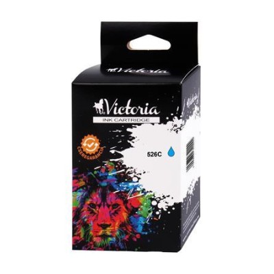 CLI-526C Tintapatron Pixma iP4850, MG5150, 5250 nyomtatókhoz, VICTORIA TECHNOLOGY, cián, 9ml