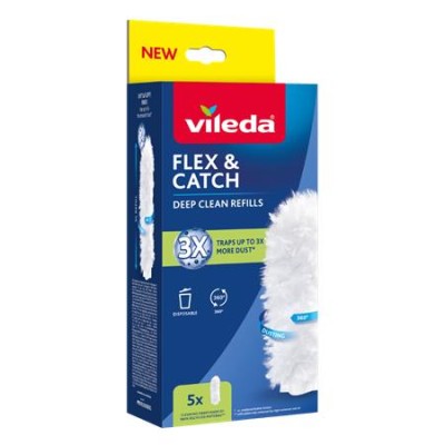 Portörlő utántöltő, 5 db, VILEDA "Flex&Catch"