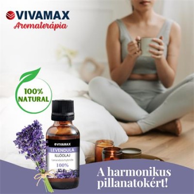Levendula 100%-os tisztaságú illóolaj (10 ml)