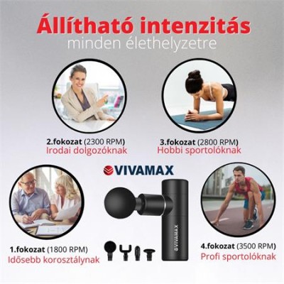 IntenseGun "Vibe" masszázspisztoly IntenseGun "Vibe" masszázspisztoly
