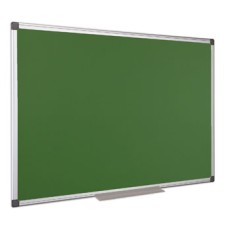 Krétás tábla, zöld felület, nem mágneses, 120x240 cm, alumínium keret