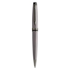 Golyóstoll, 0,7 mm, metál ezüst tolltest, ezüst klip, WATERMAN "Expert Special Edition", kék