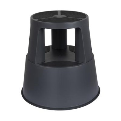 Gurulós polipropilén zsámoly, WEDO, sötétszürke