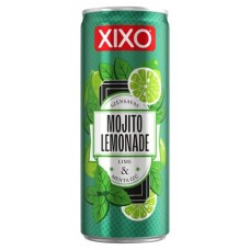 Üdítőital, szénsavas, 250 ml, XIXO "Mojito Lemonade", lime és menta