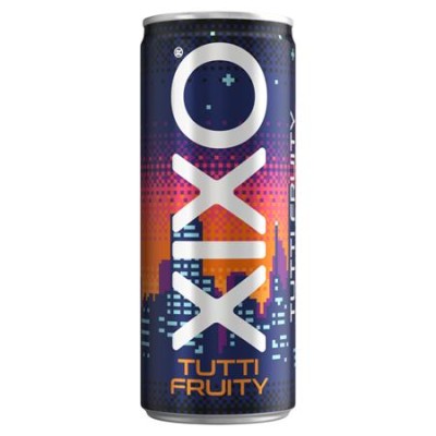 Üdítőital, szénsavas, 250 ml, XIXO "Tutti Fruity"