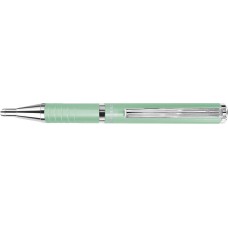 Golyóstoll, 0,24 mm, teleszkópos, pisztáciazöld tolltest, ZEBRA "SL-F1", kék