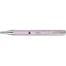 Golyóstoll, 0,24 mm, teleszkópos, babarózsaszín tolltest, ZEBRA "SL-F1", kék