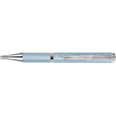 Golyóstoll, 0,24 mm, teleszkópos, babakék tolltest, ZEBRA "SL-F1", kék