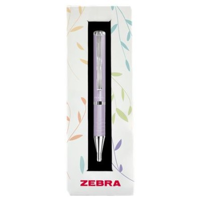 Golyóstoll, 0,24 mm, teleszkópos, levendula tolltest, ZEBRA "SL-F1", kék Golyóstoll, 0,24 mm, teleszkópos, levendula tolltest, ZEBRA "SL-F1", kék