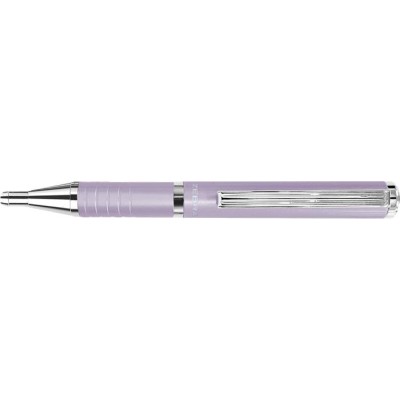 Golyóstoll, 0,24 mm, teleszkópos, levendula tolltest, ZEBRA "SL-F1", kék