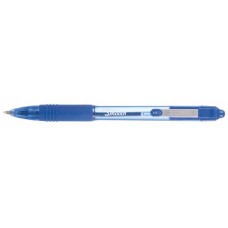 Golyóstoll, 0,27 mm, nyomógombos, ZEBRA "Z-Grip Smooth", kék