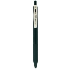 Zseléstoll, 0,33 mm, nyomógombos, ZEBRA "Sarasa Clip Vintage", zöldesfekete