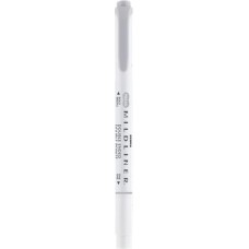 Szövegkiemelő, 1,0/3,5 mm, kétvégű ZEBRA "Mildliner Cool & Refined" szürke