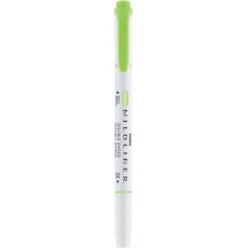 Szövegkiemelő, 1,0/3,5 mm, kétvégű ZEBRA "Mildliner Cool & Refined" zöld