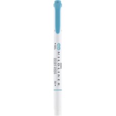 Szövegkiemelő, 1,0/3,5 mm, kétvégű, ZEBRA "Mildliner Warm", füstkék