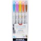 Ecsetirón készlet, kétvégű ZEBRA "Mildliner Warm", 5 szín