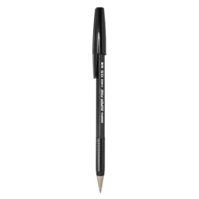 Golyóstoll, 0,21 mm, kupakos, ZEBRA "H-8000" fekete