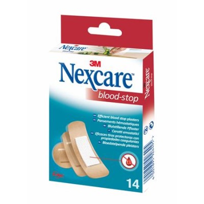 Sebtapasz, vérzéscsillapító, 14 db, 3M "Nexcare Blood Stop"