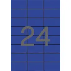 Etikett, 70x37 mm, színes, APLI, kék, 480 etikett/csomag