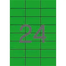 Etikett, 70x37 mm, színes, APLI, zöld, 480 etikett/csomag