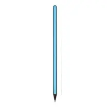 Ceruza, metál kék, aqua kék SWAROVSKI® kristállyal, 14 cm, ART CRYSTELLA®