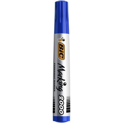 Alkoholos marker, 4,95 mm, kúpos, BIC "ECO 2000" kék