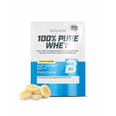 Tejsavó fehérjepor, 28g, BIOTECH USA "100% Pure Whey", banán