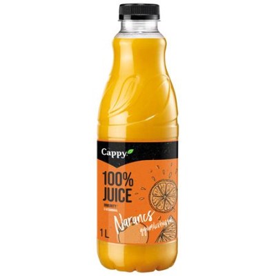 Gyümölcslé, 100%, 1 l, rostos, CAPPY, narancs