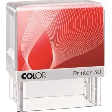Bélyegző, COLOP "Printer IQ 30" fehér ház - fekete párnával