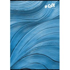 Füzet, tűzött, A4, kockás, 80 lap, COOL BY VICTORIA, "Blue moments"