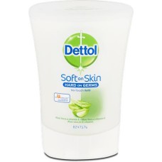 Folyékony szappan utántöltő, 250 ml, DETTOL, Aloe Vera és E-vitamin