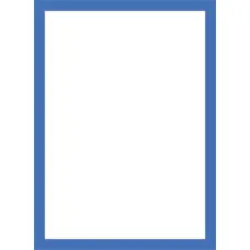 Bemutató keret, mágneses, A4, DJOIS "Magneto PRO", kék