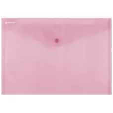 Irattartó tasak, A4, PP, patentos, DONAU, piros