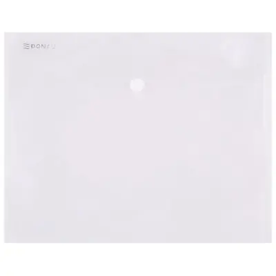 Irattartó tasak, A5, PP, patentos, DONAU, áttetsző