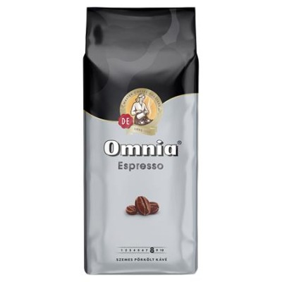 Kávé, pörkölt, szemes, olaszos pörkölésű, 1000 g, DOUWE EGBERTS "Omnia Espresso"