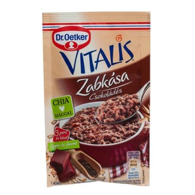 Zabkása, 60 g, DR. OETKER, "Vitalis", csokoládés