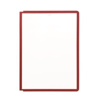 Bemutatótábla, A4, DURABLE "SHERPA®", piros