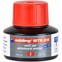 Utántöltő tábla- és flipchart markerhez, EDDING "BTK 25", piros
