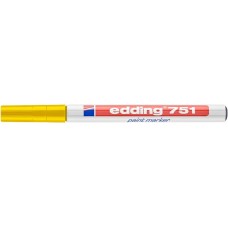 Lakkmarker, 1-2 mm, EDDING "751", sárga