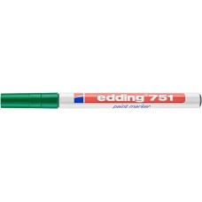 Lakkmarker, 1-2 mm, EDDING "751", zöld