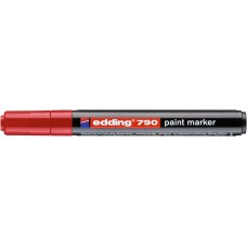 Lakkmarker, 2-3 mm, EDDING "790", piros